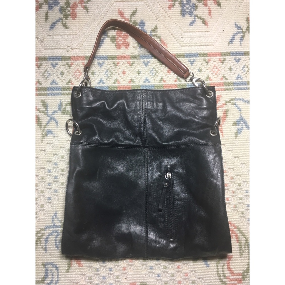 Borse In Pelle Leather Foldover Purse